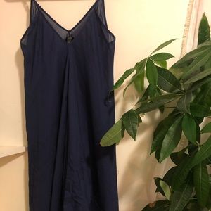JCrew blue handkerchief dress